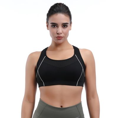 Женщины на заказ Активный спортивный бюстгальтер Wicking &amp; Breathable Workout Top