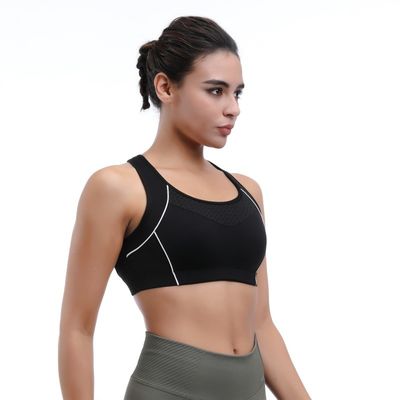 Женщины на заказ Активный спортивный бюстгальтер Wicking &amp; Breathable Workout Top