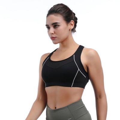 Женщины на заказ Активный спортивный бюстгальтер Wicking &amp; Breathable Workout Top